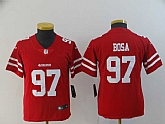 Youth Nike 49ers 97 Nick Bosa Scarlet 2019 NFL Draft First Round Pick Vapor Untouchable Limited Jersey,baseball caps,new era cap wholesale,wholesale hats